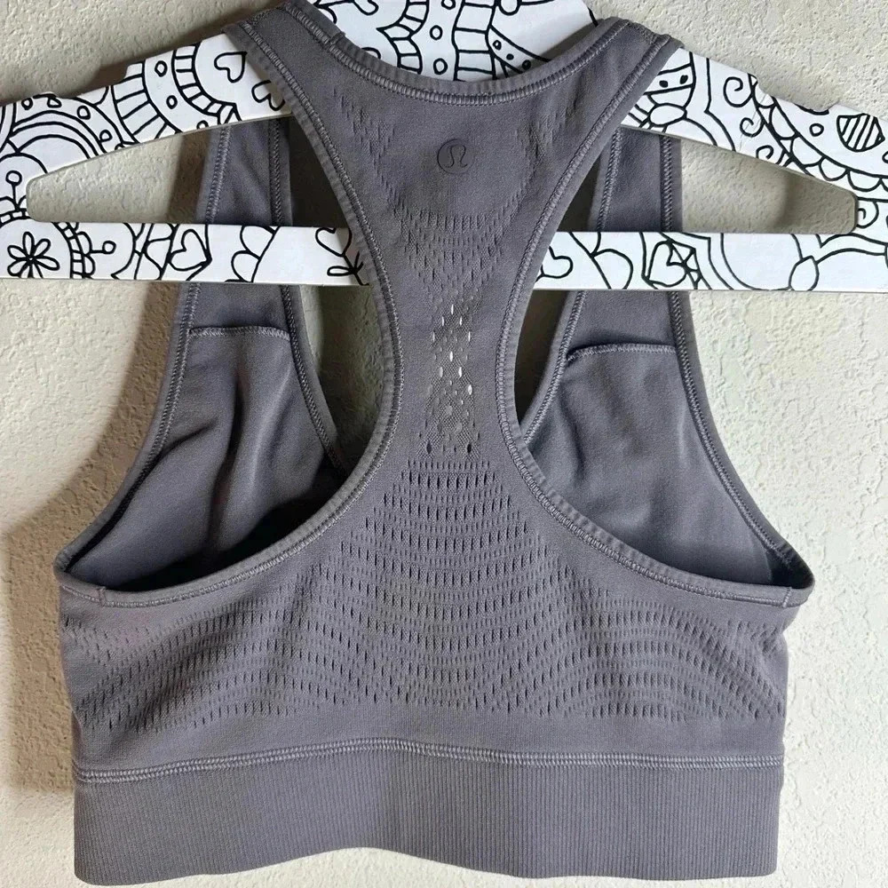 lululemon athletica Gray Sports Bra